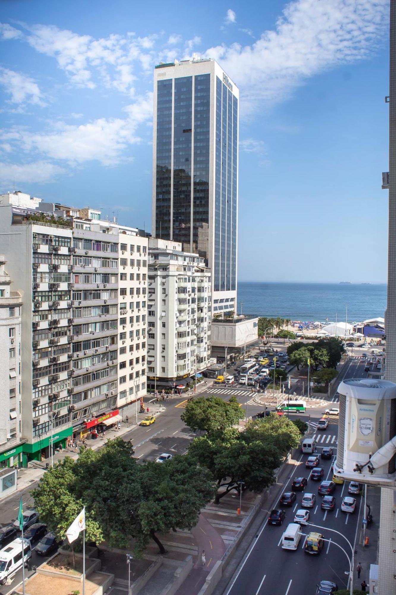 Apartamento Completo Na Praia De Copacabana 02 Quartos Com Vista Lateral Mar Em Andar Alto, Ar, Wifi , Netflix, Pauloangerami Rmvc18 Rio de Janeiro Exterior photo
